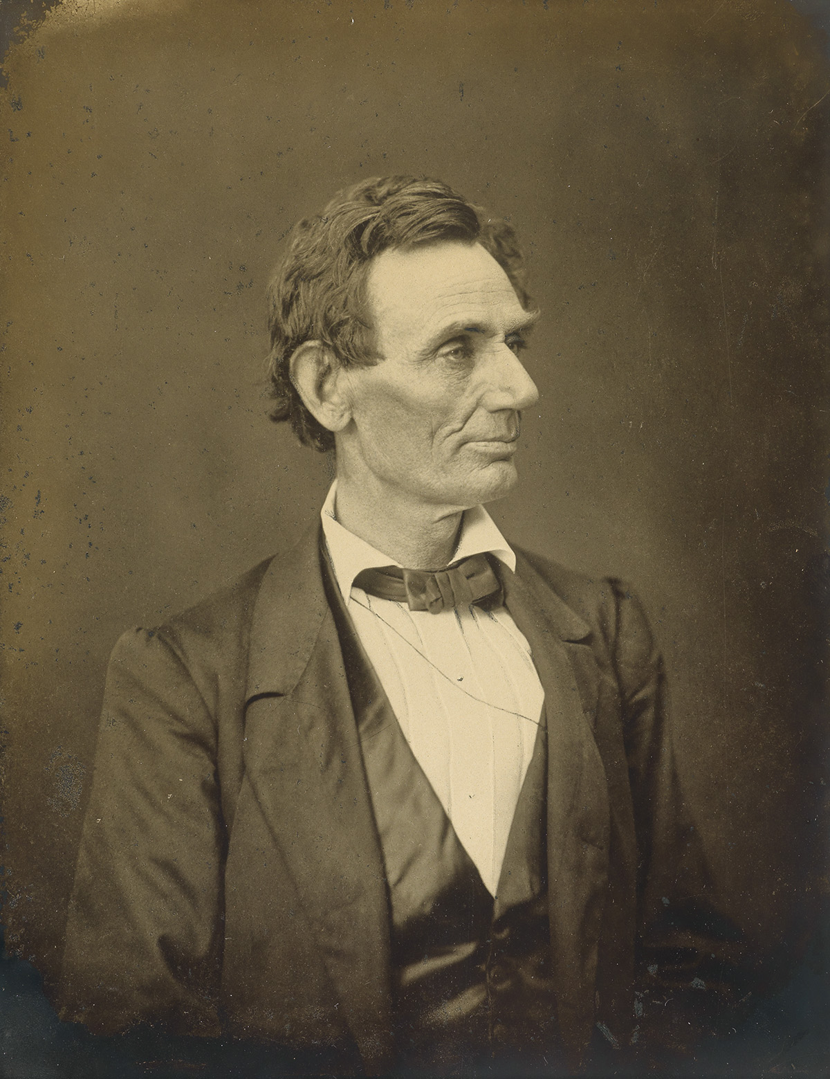 ALEXANDER HESLER (1823-1895)/GEORGE B. AYRES (1829-1905) Portrait of Abraham Lincoln.